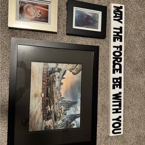 Star Wars Themed Wall Art Set